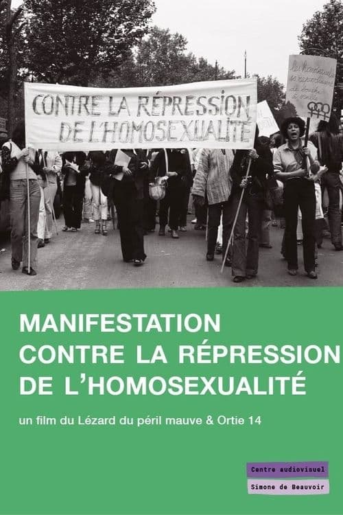 Manifestation contre la répression de l'homosexualité : Juin 1977