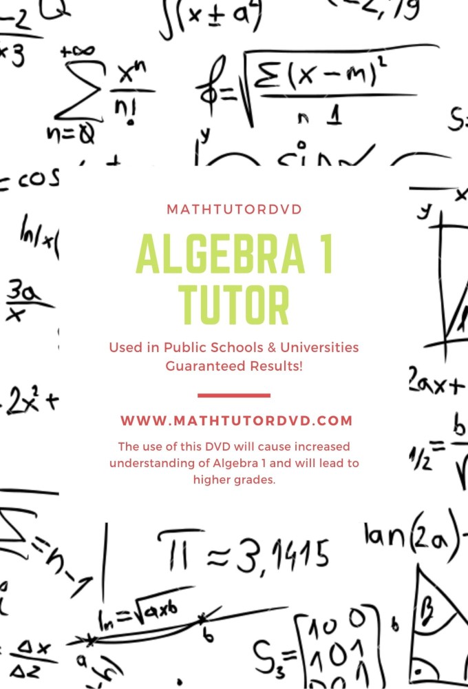 Algebra 1 Tutor - Step-by-Step Video Lessons